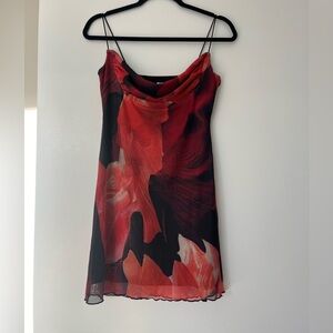 Princess Polly Red and Black Mini Dress